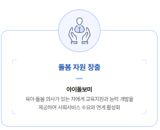아이돌봄서비스 신청