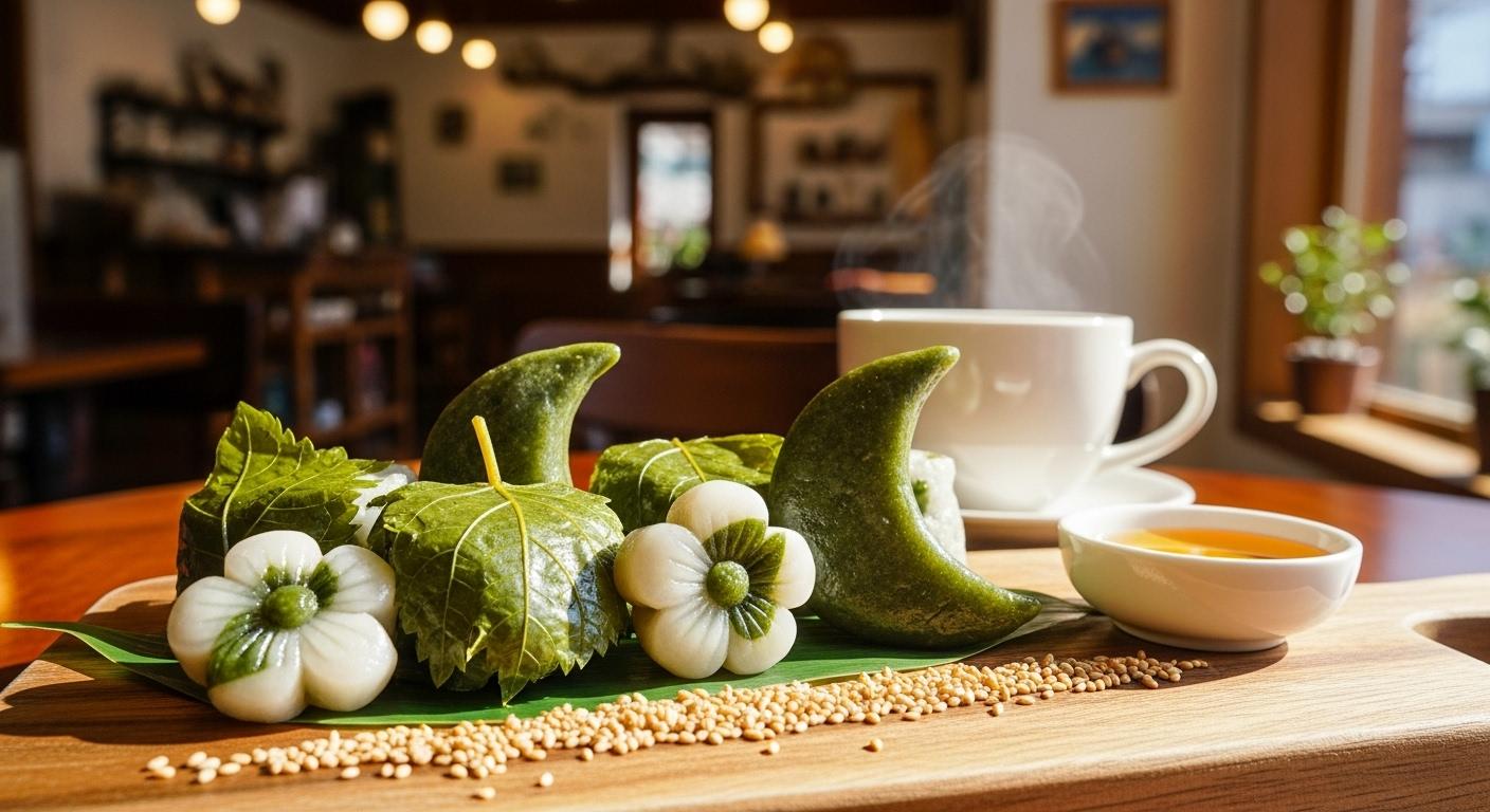 영광모싯잎송편떡카페