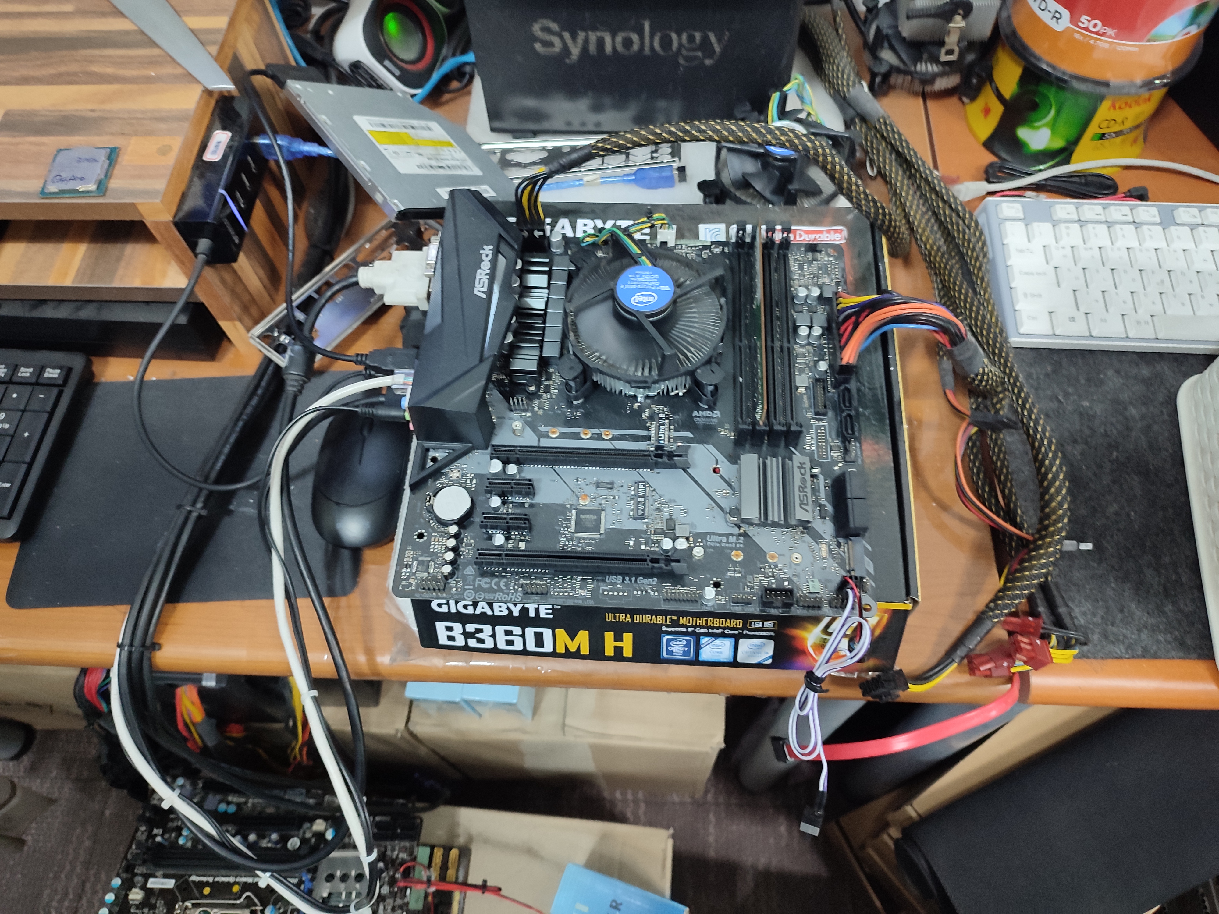 메모리 테스트 중