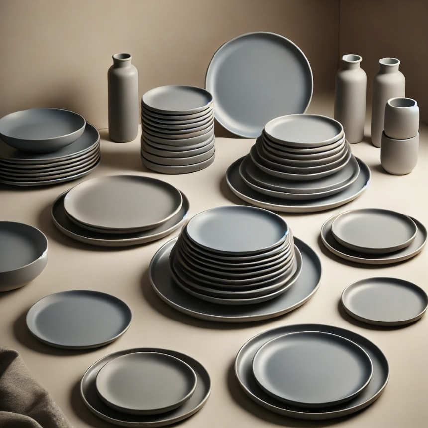 회색 접시만 모여 있는 꿈