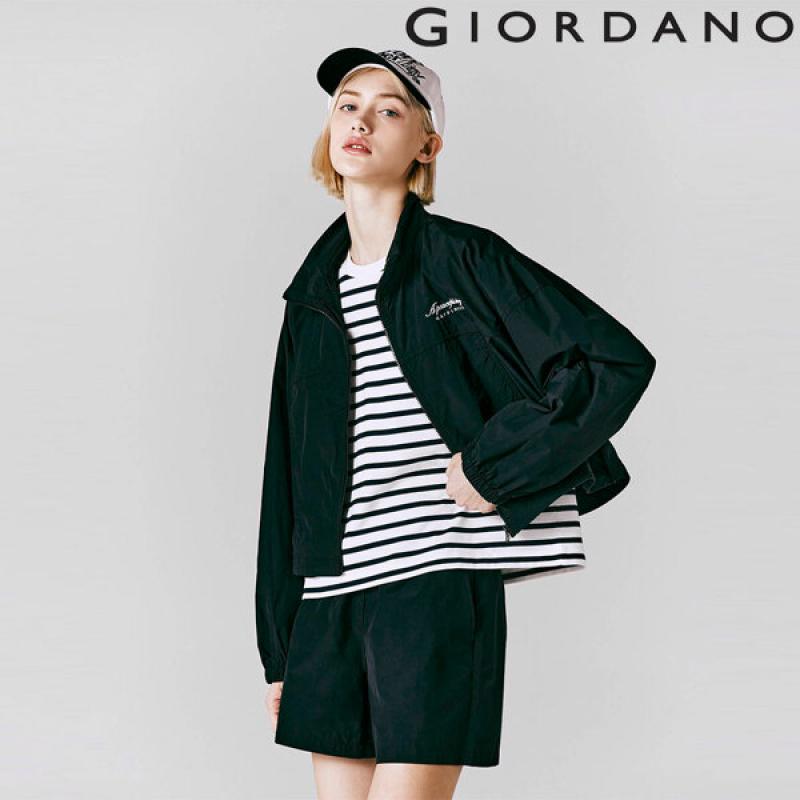 지오다노 여성 여름 나일론 집업 바람막이 자켓 3컬러 373516