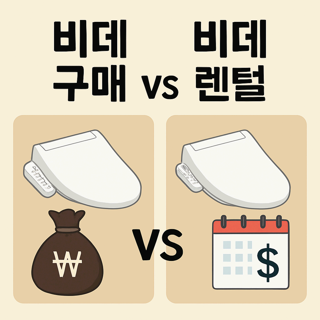 비데 구매 vs 비데 렌털