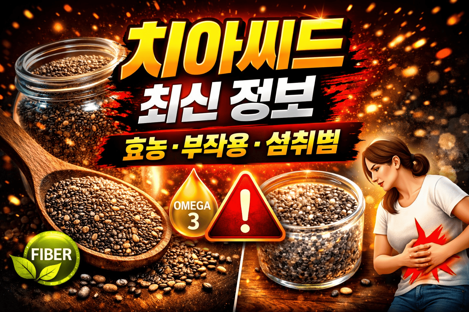 치아씨드 최신 정보 (효능, 부작용, 섭취법)