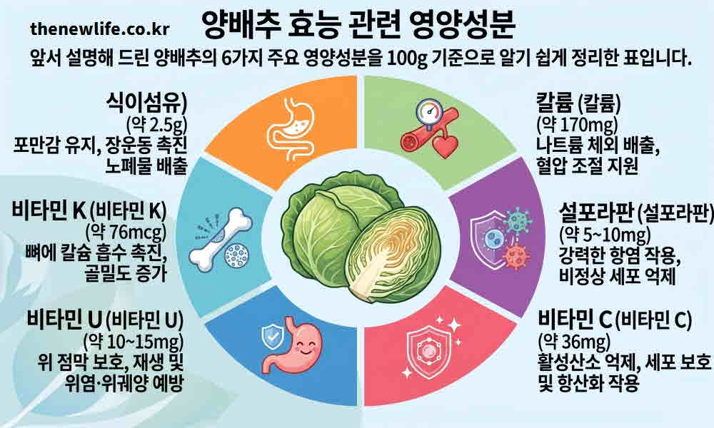 양배추 효능 영양성분