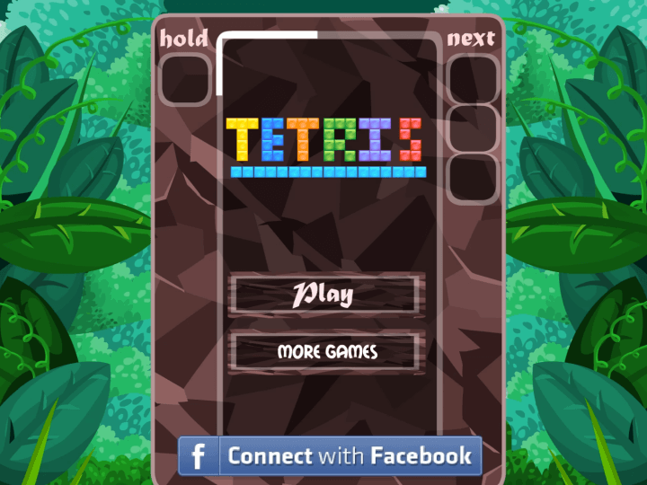 테트리스-정글-플래시게임-메인-화면