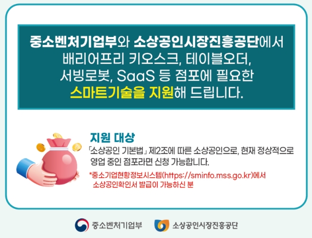 2025년 스마트상점 지원금 500만원 신청