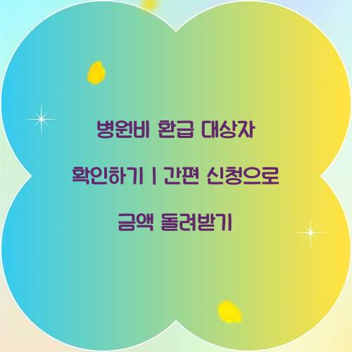 병원비 환급 대상자