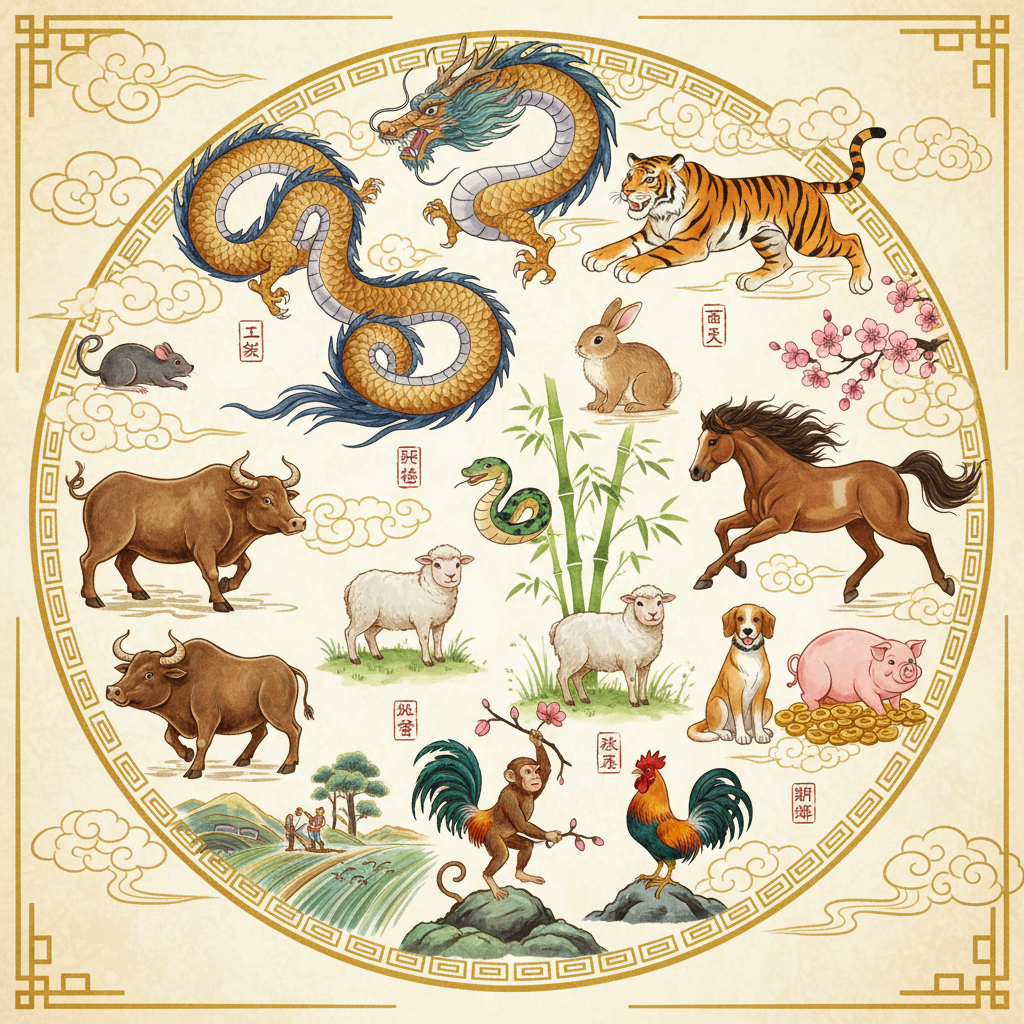 12간지 동물순서