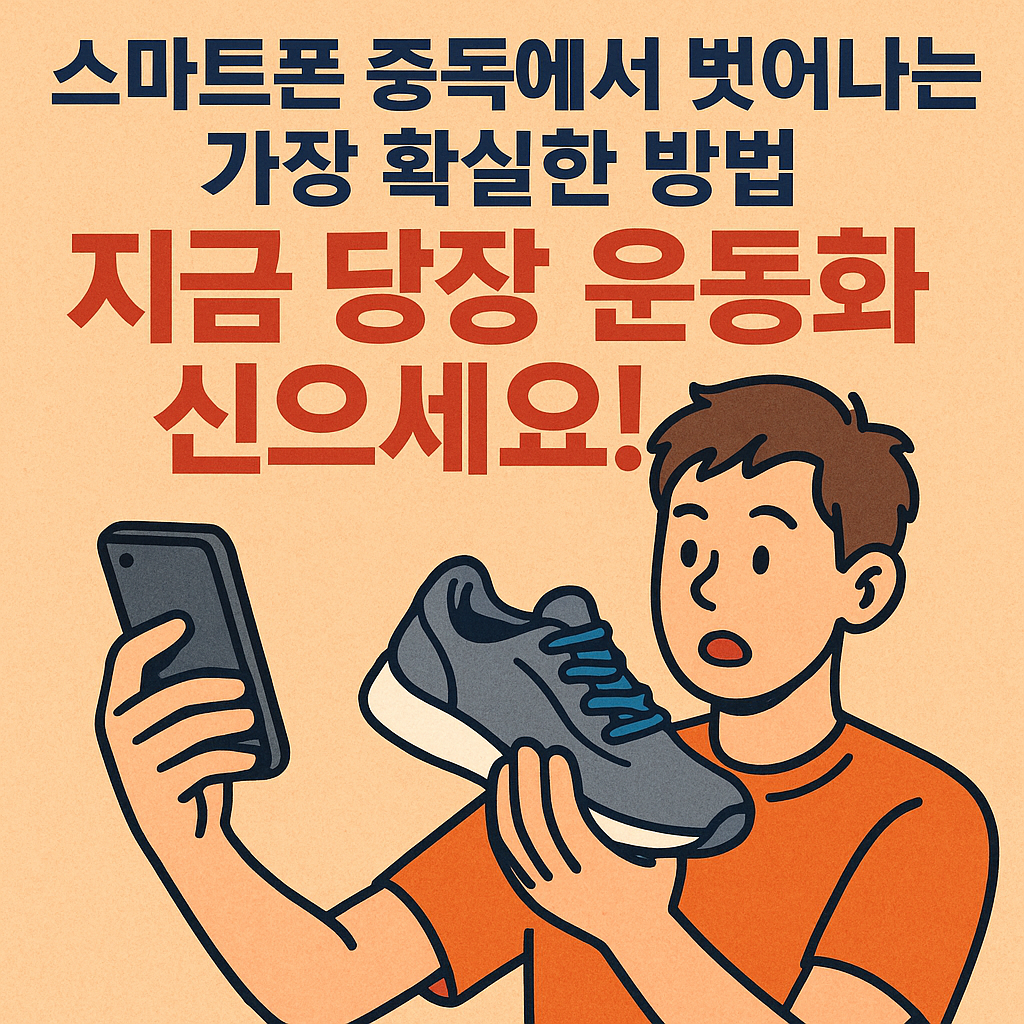 스마트폰 중독 운동으로 극복