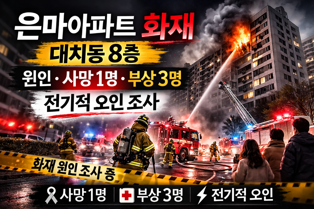 은마아파트 화재 발생 원인