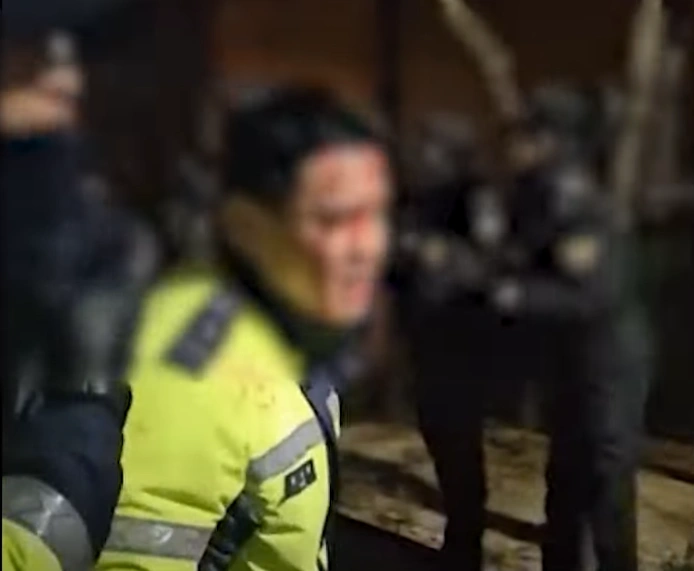 서부지법 폭행당한 경찰관