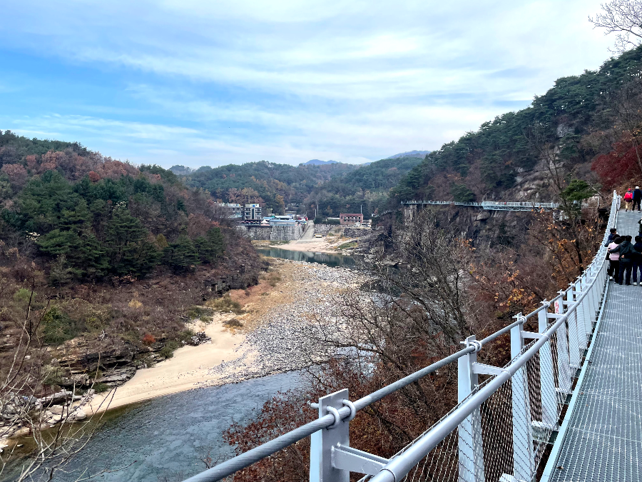 추운 겨울 강원도 철원 한탄강 주상절리길을 당일치기 잔도여행