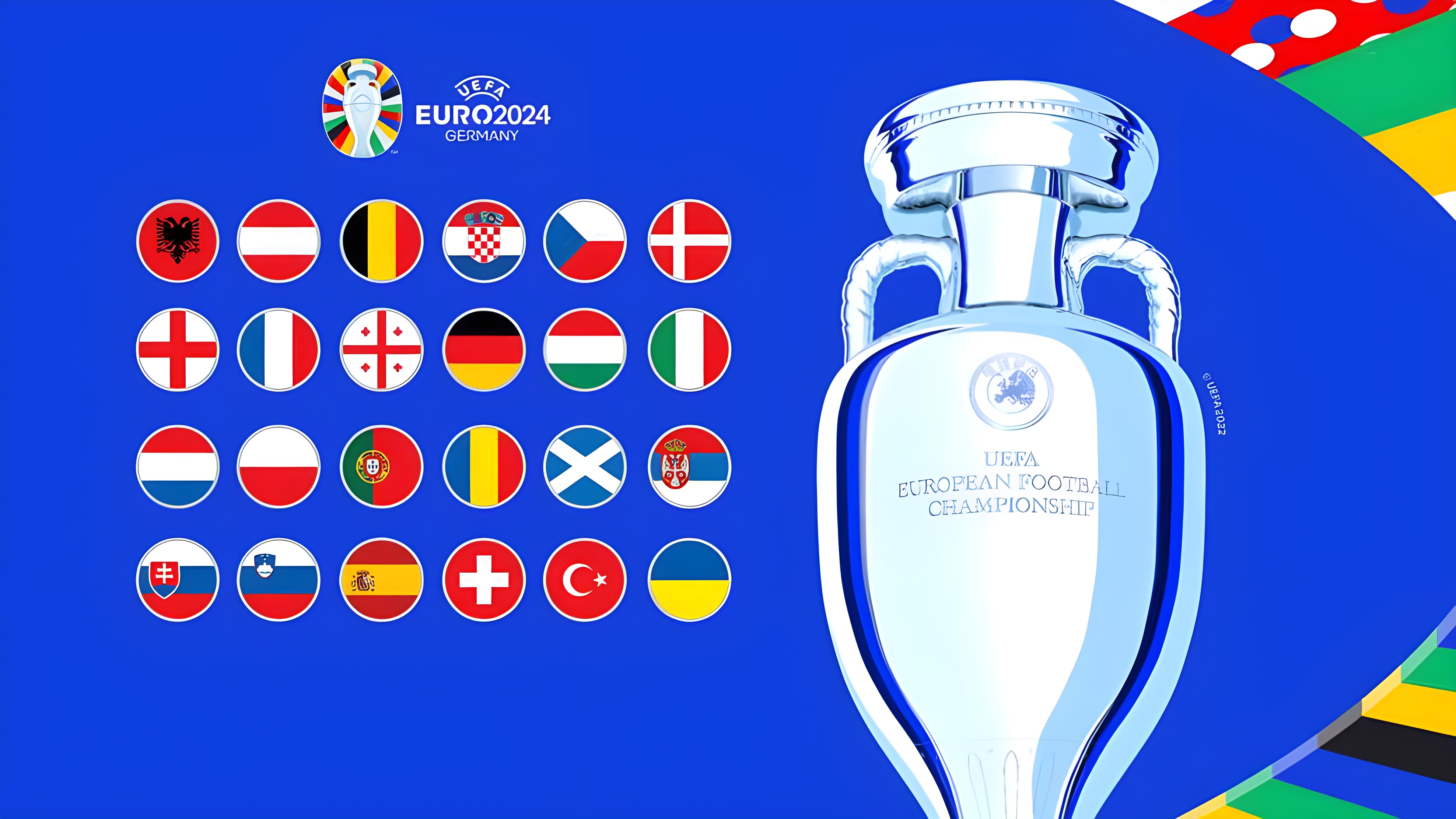 UEFA 유로 2024 본선 진출팀 이미지