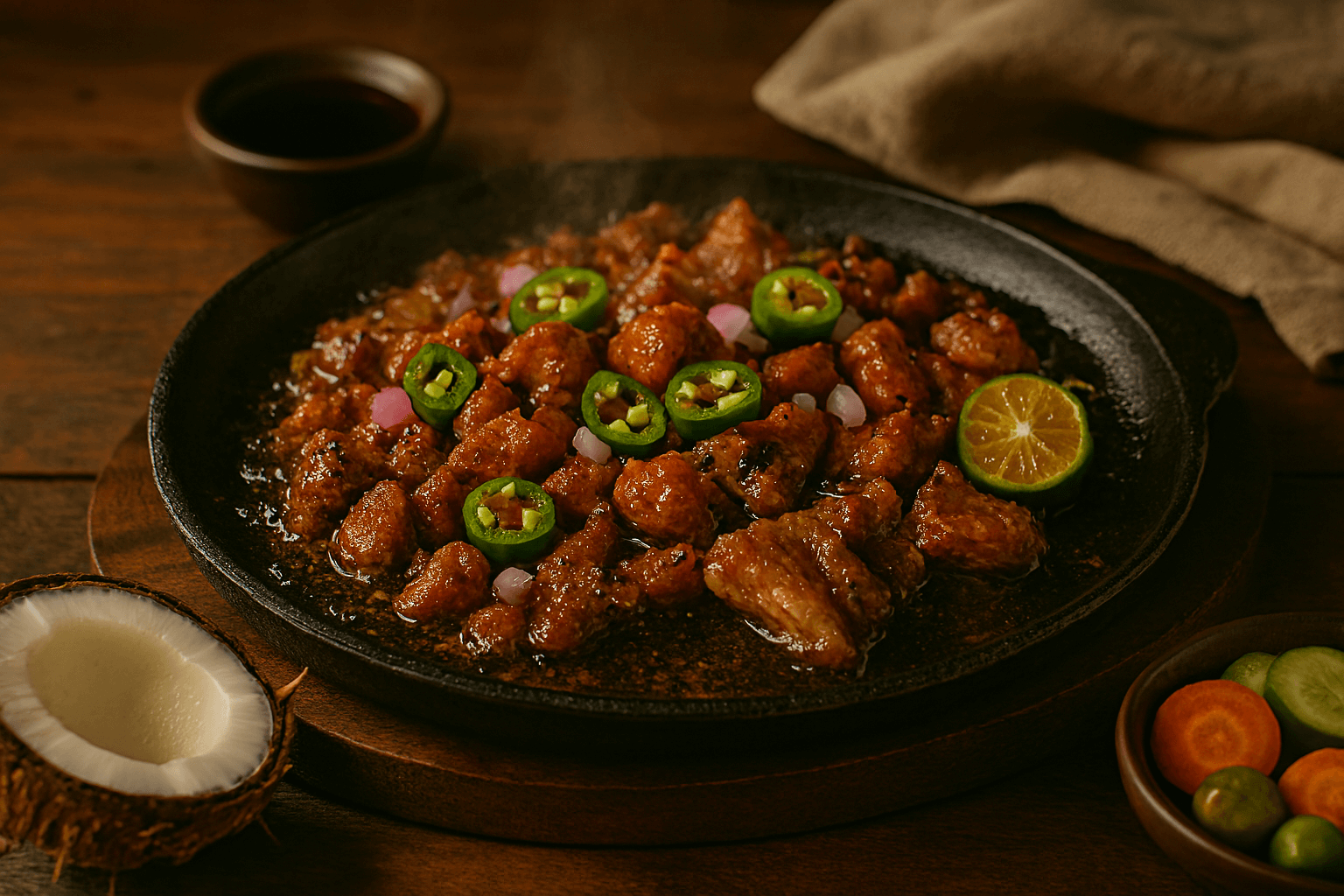 숯불 위에서 맛있게 구워지는 필리핀 길거리 음식 이사와 타코. 필리핀여행의 미각을 자극하는 현지 먹거리다.