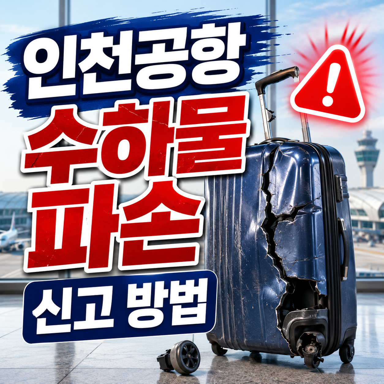 인천공항 수하물 파손 신고 방법