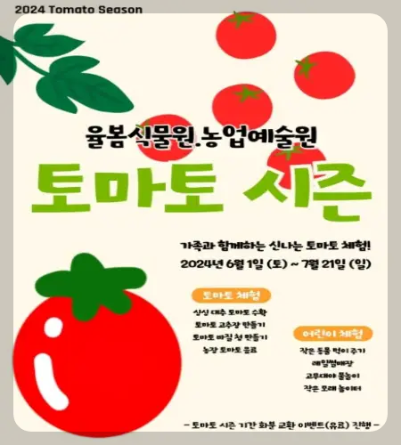 율봄식물원 토마토 시즌