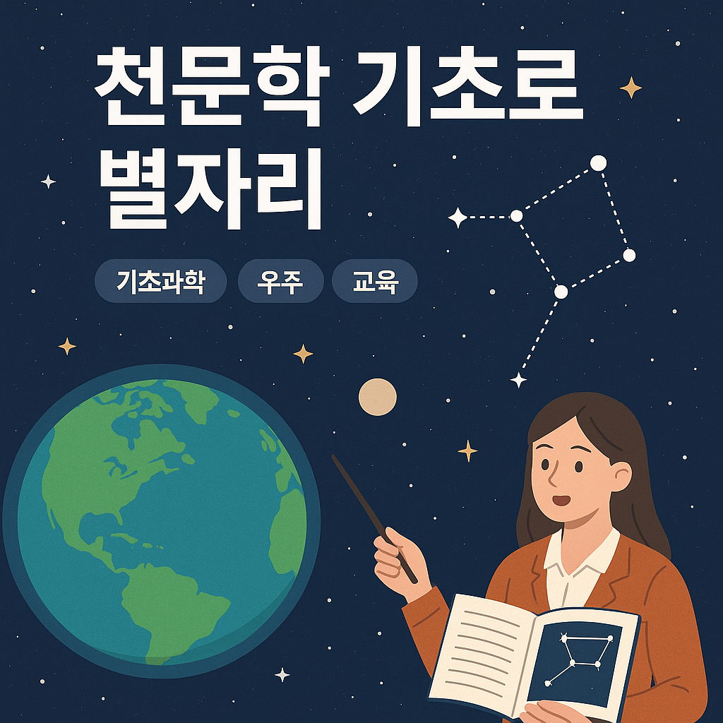 천문학 기초로 본 별자리 이미지