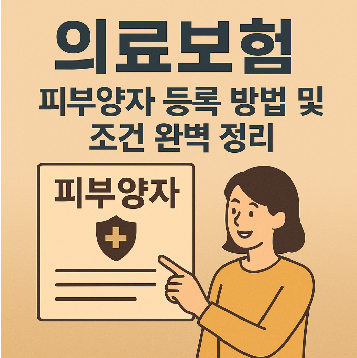 의료보험 피부양자 등록 방법