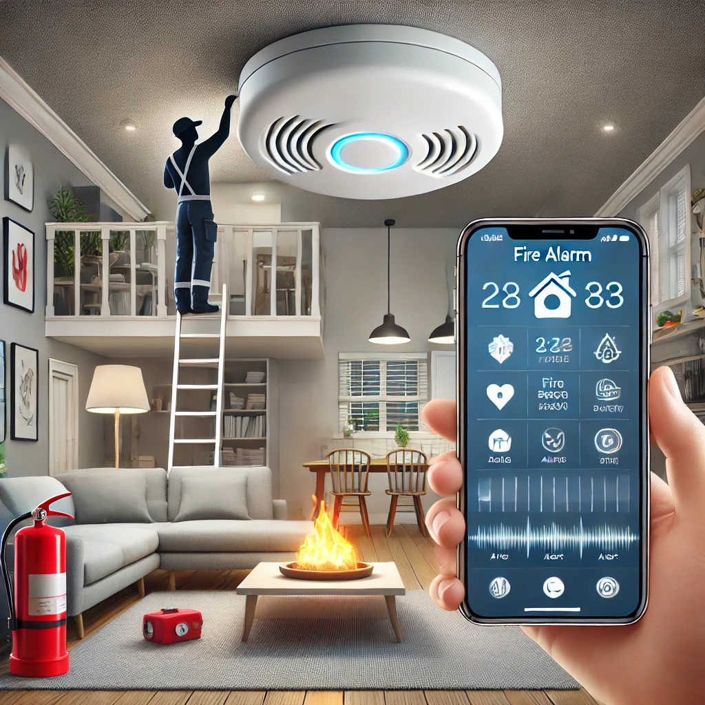 주택 화재 감지기 설치 서비스에 관한 이미지