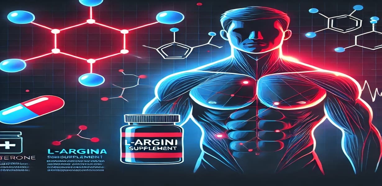 테스토스테론과 아르기닌 관련 남성 건강 이미지