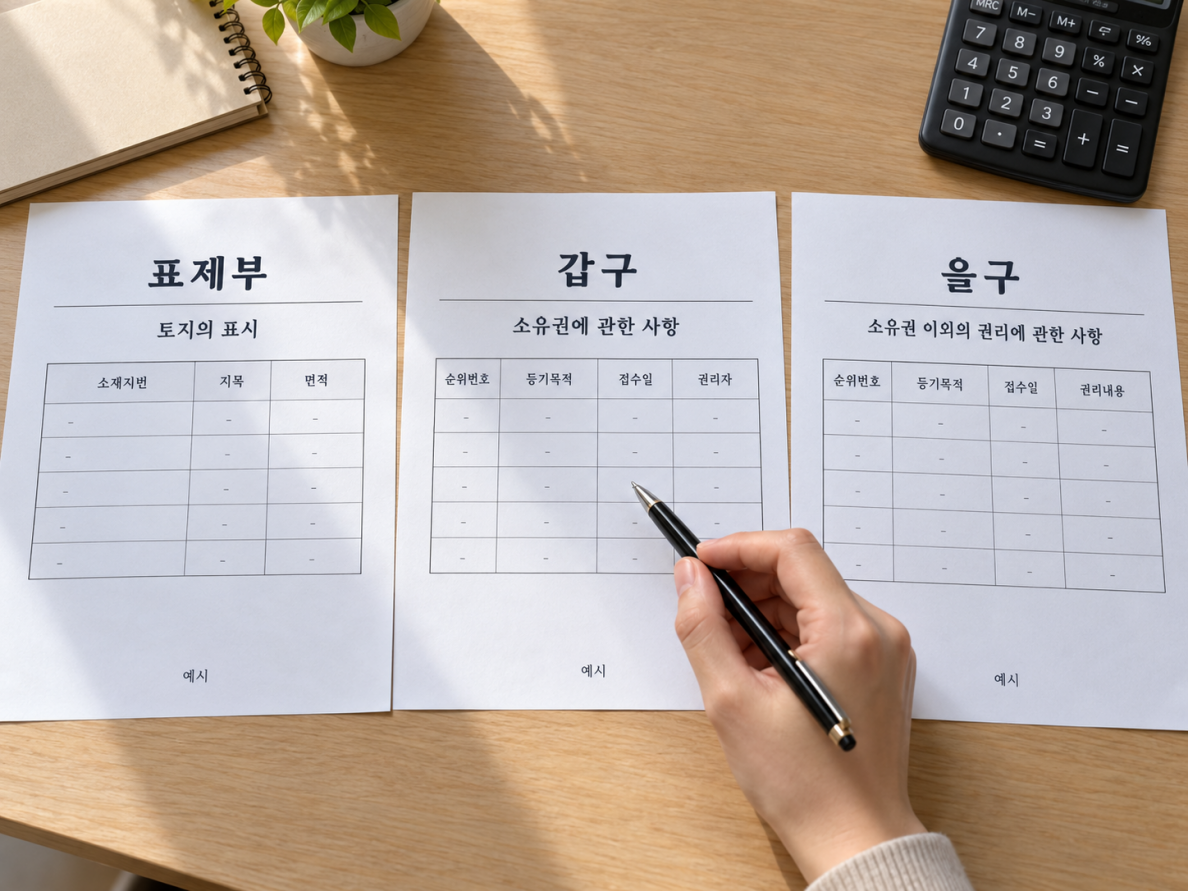 토지 등기부등본