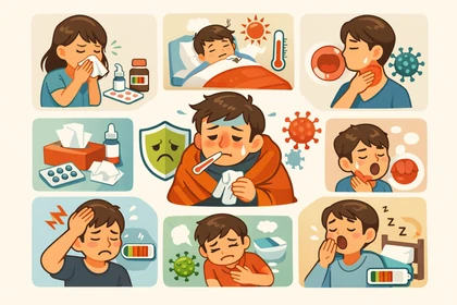 면역력 저하로 감기에 자주 걸리는 반복 증상 모습11