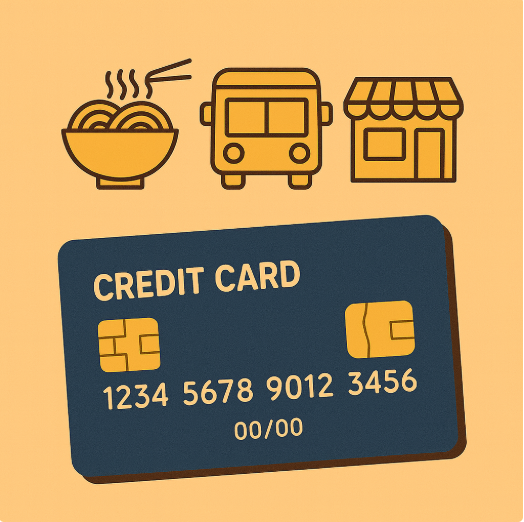 카드 전략 식비/교통/편의점 사진