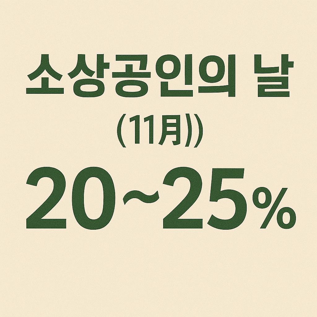 2025 온누리상품권 할인 달력｜25% 할인 시기 한눈에 정리