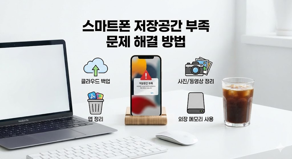 1분 만에 10GB 확보! 아이폰&middot;갤럭시 저장공간 늘리기 총정리 (카톡 캐시 포함)