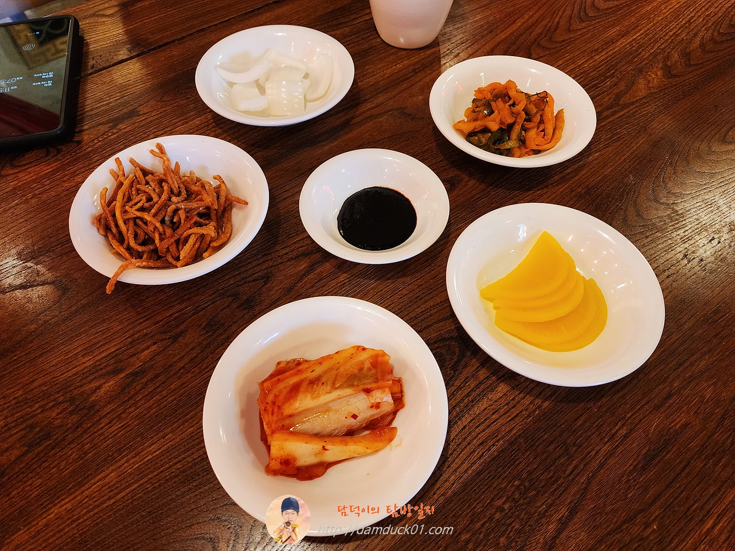 취팔선객잔 기본 반찬