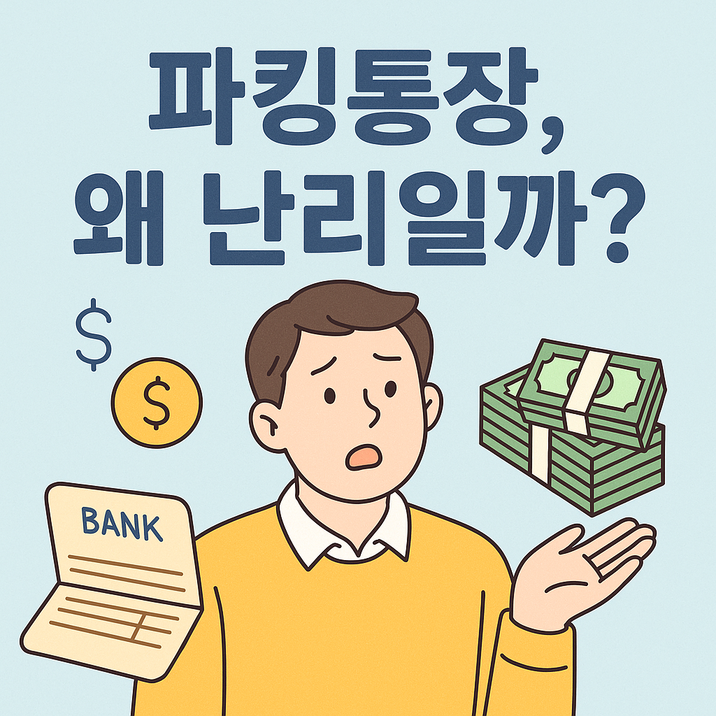 파킹통장이 뭐길래? 예비비 통장의 금리 비밀 공개