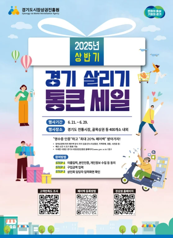 경기 살리기 통큰 세일 페이백 신청 방법 총정리(최대 3만 원 환급)