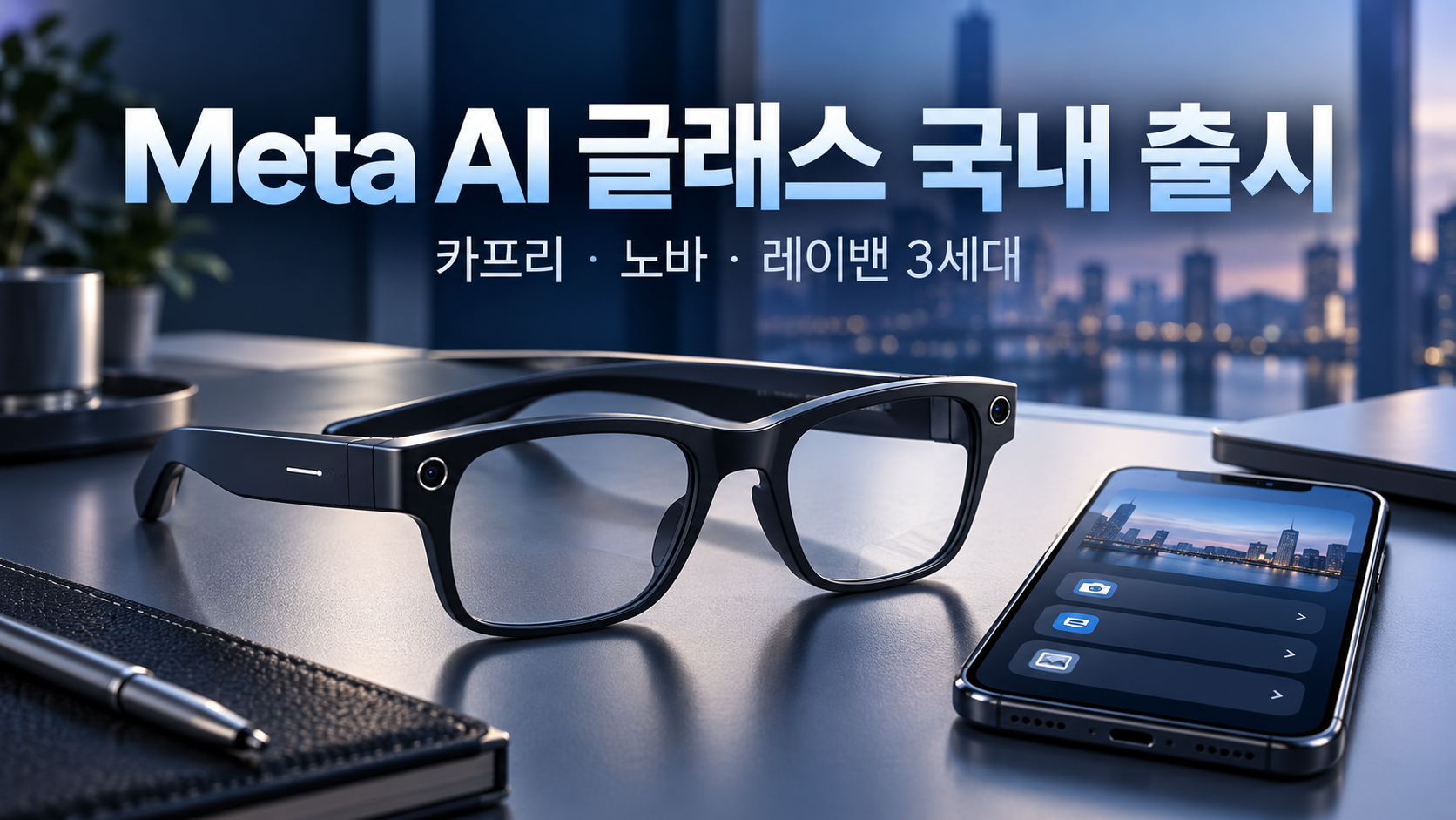 Meta AI 글래스 국내 출시 - 메타 카프리·노바·레이밴 3세대 차이와 가격 확인법