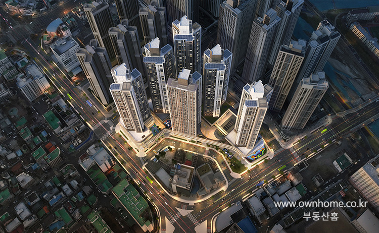 대전 하늘채 루시에르 조감도