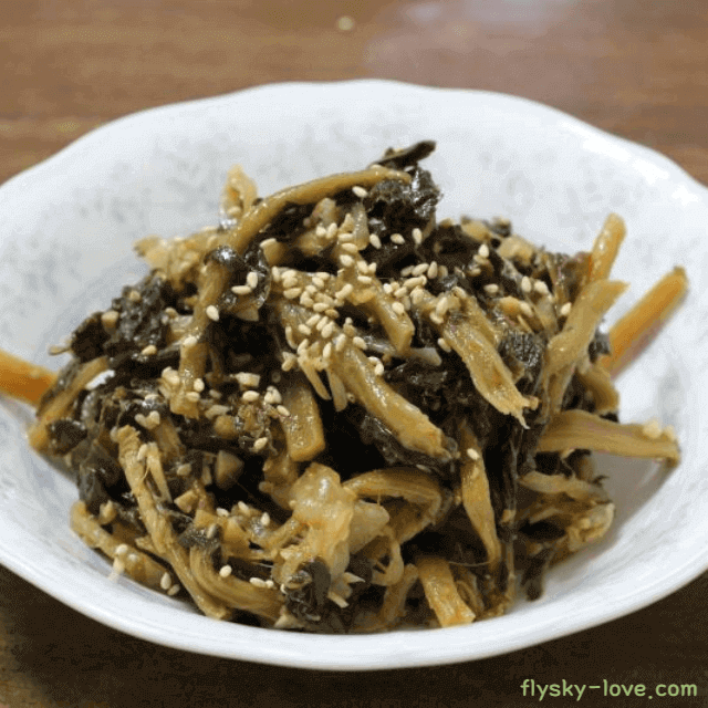 시래기 나물 무침