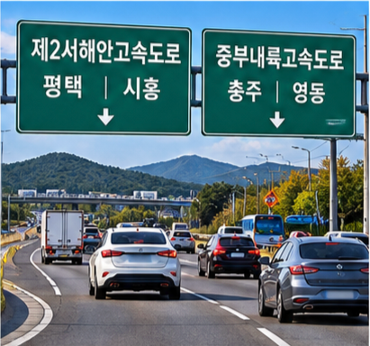 중부내륙 영동고속도로 교통상황