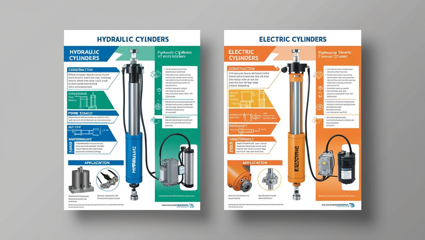 유압실린더 vs 전동실린더 차이와 선택 기준은?