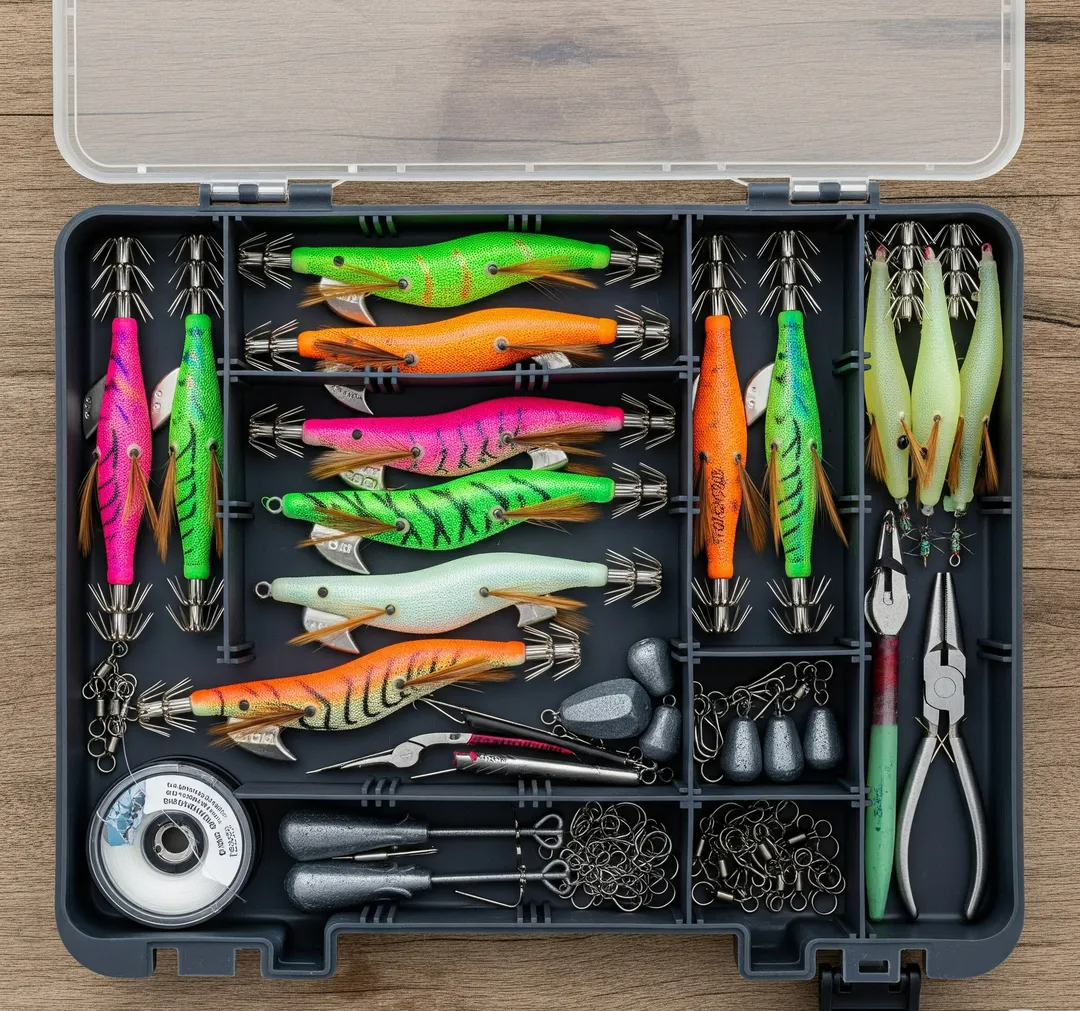 선상 오징어 낚시대 정보 이미지