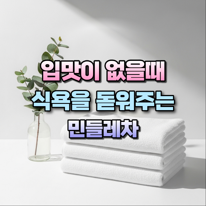 입맛없을때식욕을돋워주는민들레차