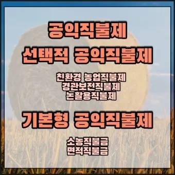 농사 직불금 대상자 금액 신청_24