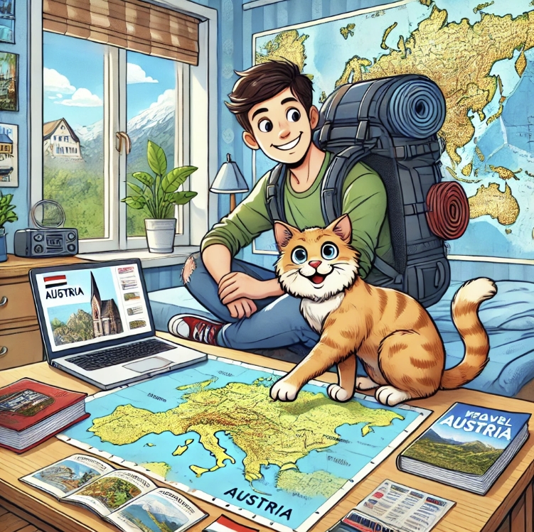 오스트리아 배낭여행 루트 사진