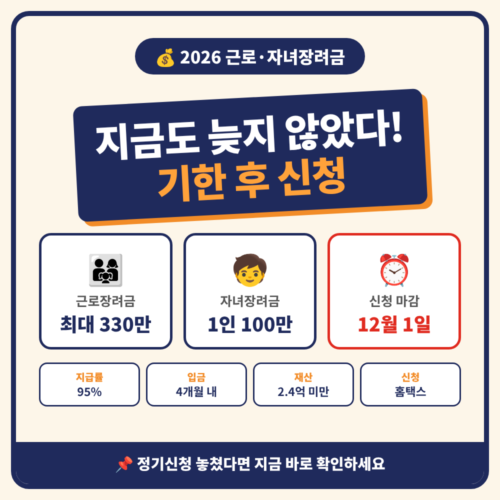 근로장려금하반기 사진