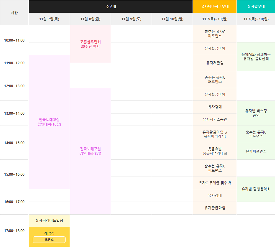 11월 축제 일정 가을 축제 추천 2024 한국 가을 여행지 11월 축제 여행 섬진강 국제 실험 예술제 고흥 유자 축제 부산 불꽃축제 최남단 방어 축제 대한민국 우리술 대축제 가족과 함께할 11월 축제 2024 가을 나들이 추천 11월 데이트 코스 가을 국내 여행 추천