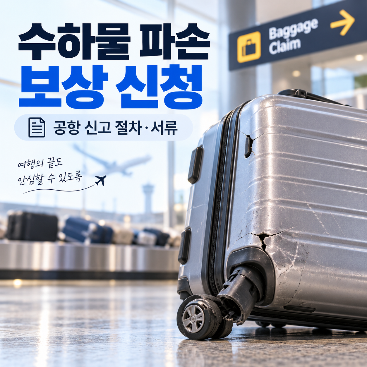 수하물 파손 보상 신청