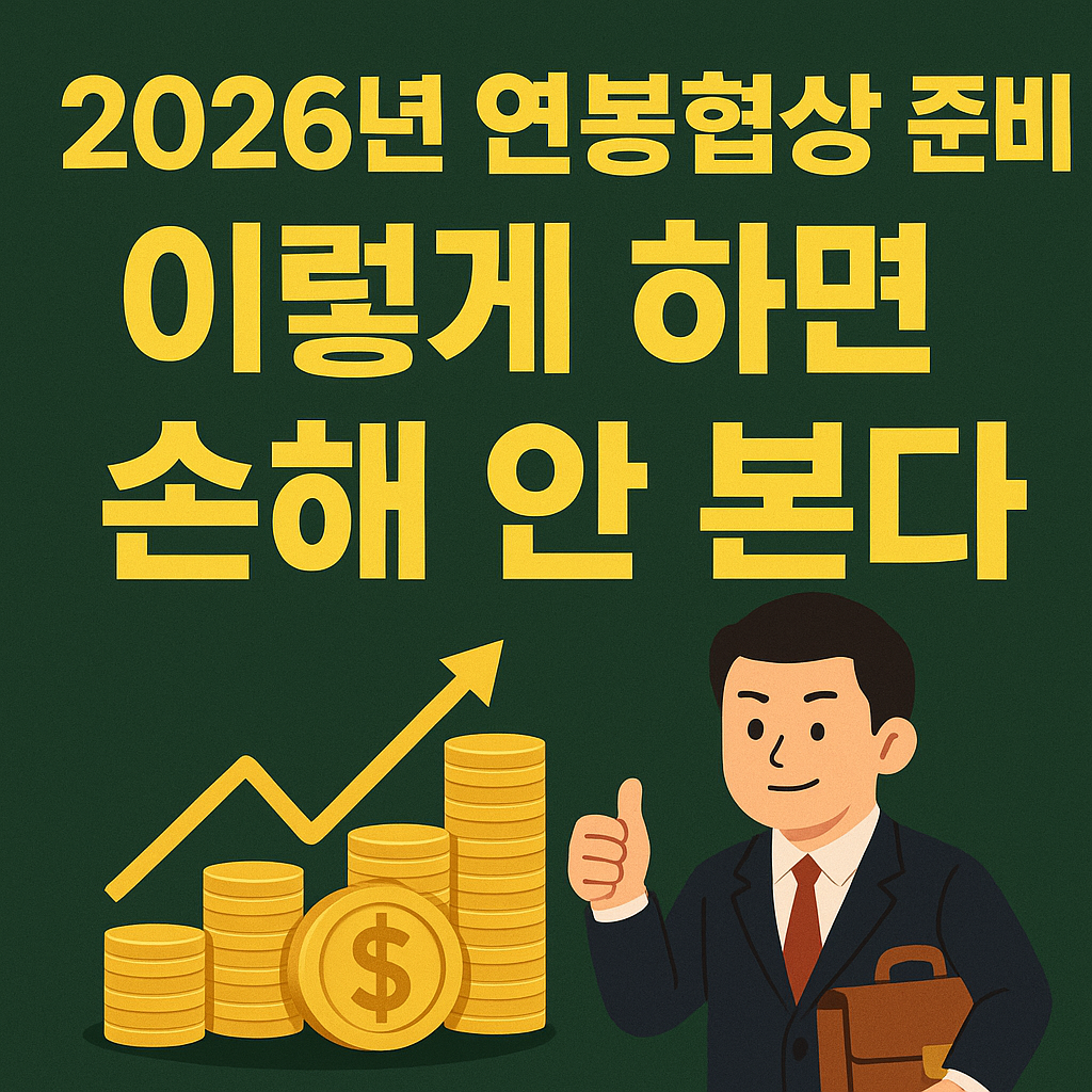 2026년 연봉협상 준비, 이렇게 하면 손해 안 본다