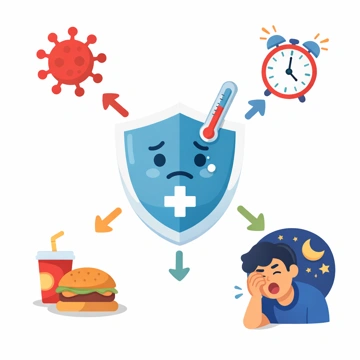 면역력 저하 원인으로 나타나는 몸 변화 신호4