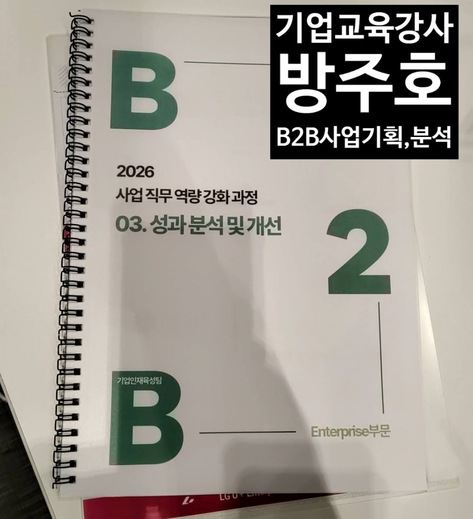 국내 통신 대기업 L사 사업타당성 교육 교재로 B2B 성과분석, 경제성 분석, KPI 활용, Profit Tree, 생성형 AI를 활용한 기업교육 자료