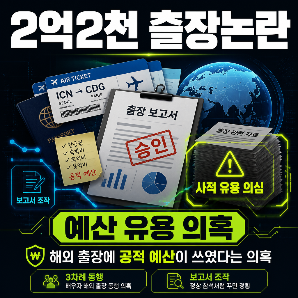 2억2천 출장논란