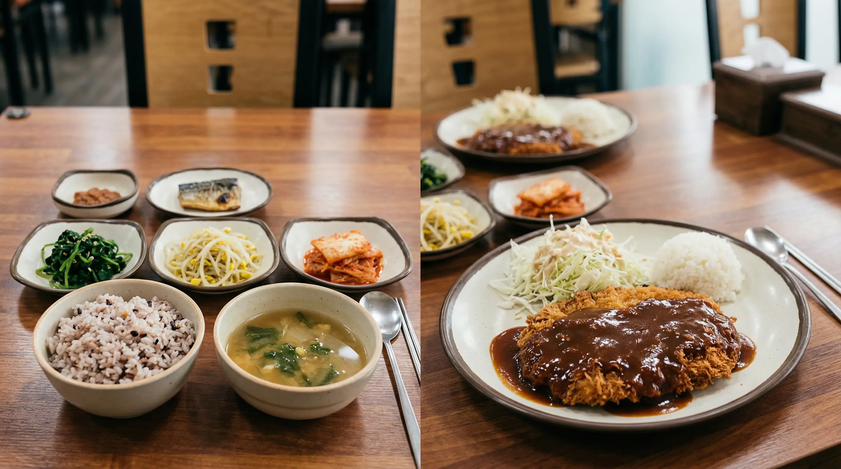 혈당 관리 외식 메뉴 선택 기준을 설명하는 이미지