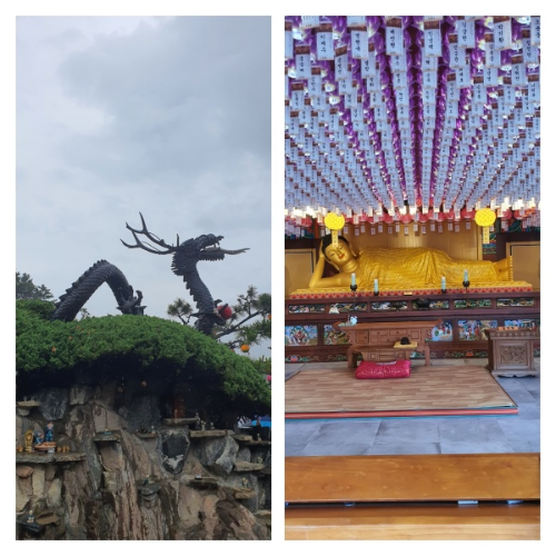 비룡과 광명전 와불